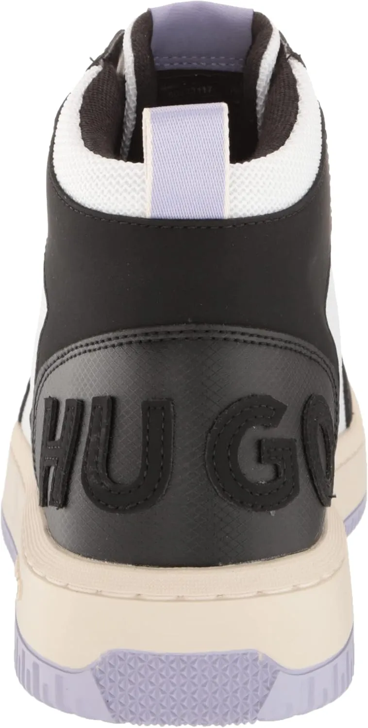 HUGO Men's Chunky High Top Leather Sneakers
