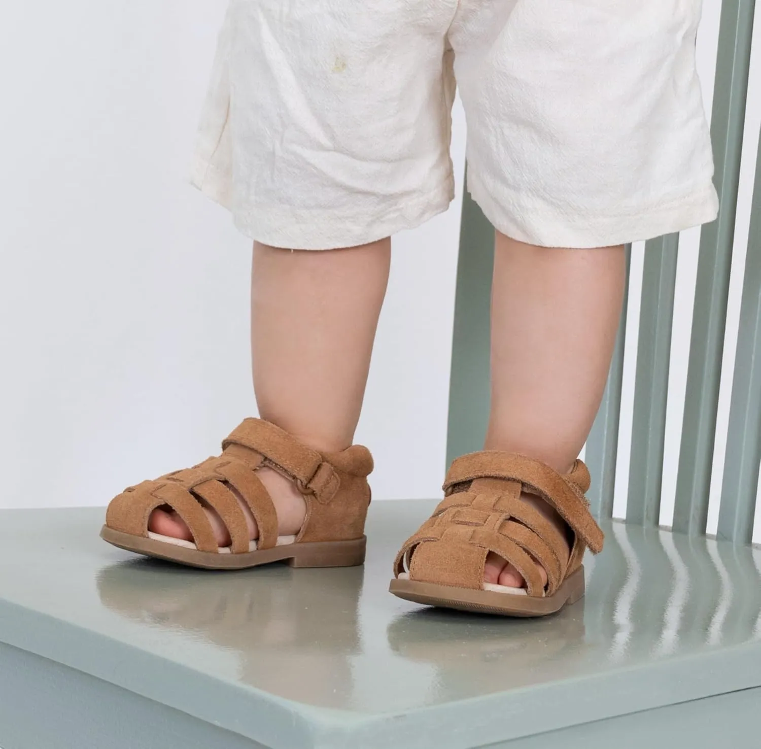 Infant Fisherman Buckle Sandals - Comfortable, with Closed Toe & Adjustable Strap for Daily Wear for First Steps