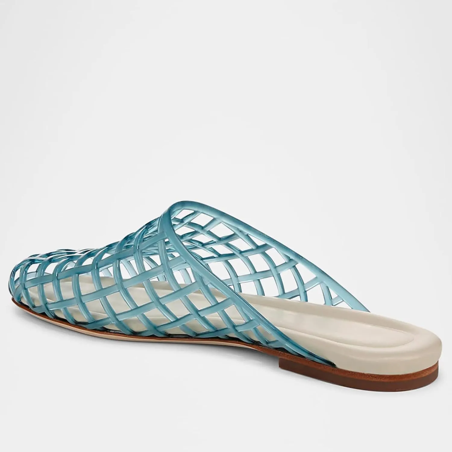 Jelly Shoes for Women Slip on Jelly Mesh Slides Comfortable Closed Toe Jelly Flats Sandals Jelly Summer Beach Slippers