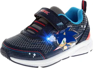 Josmo Kids Sonic the Hedgehog Sneakers LED Light Up Shoe (Toddler/Little Kid)