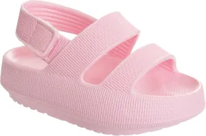 Josmo Rubber Sandals with Adjustable Ankle Strap - SlipOn Slides Summer Shoes