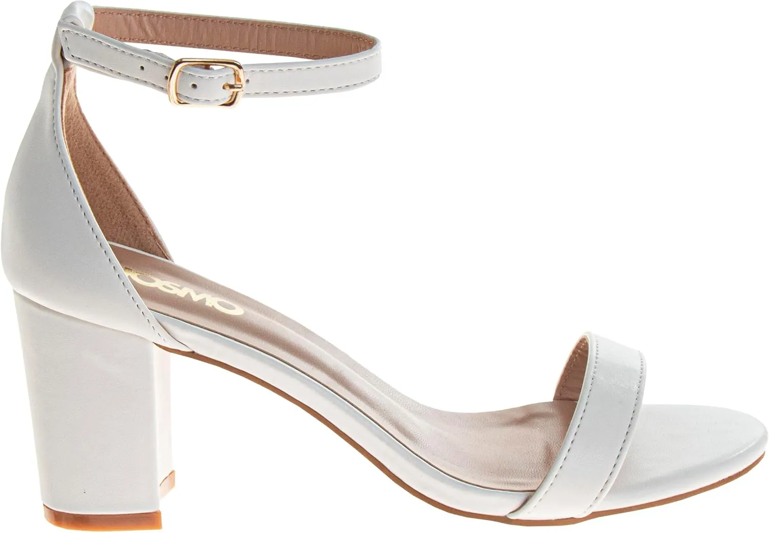 Josmo Women’s Platform Heels Open Toe Chunky Heels Comfy Block Heeled Sandals - Strappy 3.5 Inch Heels Comfy Dress High Heels