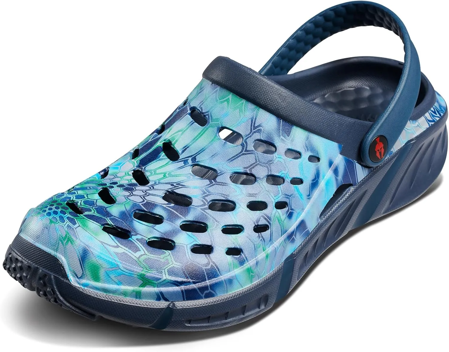 Joybees Men's Trekking Clog - Rubber Garden Clogs for Men, Outdoor Sport Sandals, Foam Water & Sand Shoes with Arch Support for Work, Waterproof