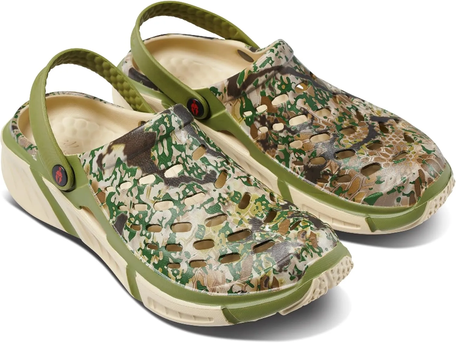 Joybees Men's Trekking Clog - Rubber Garden Clogs for Men, Outdoor Sport Sandals, Foam Water & Sand Shoes with Arch Support for Work, Waterproof