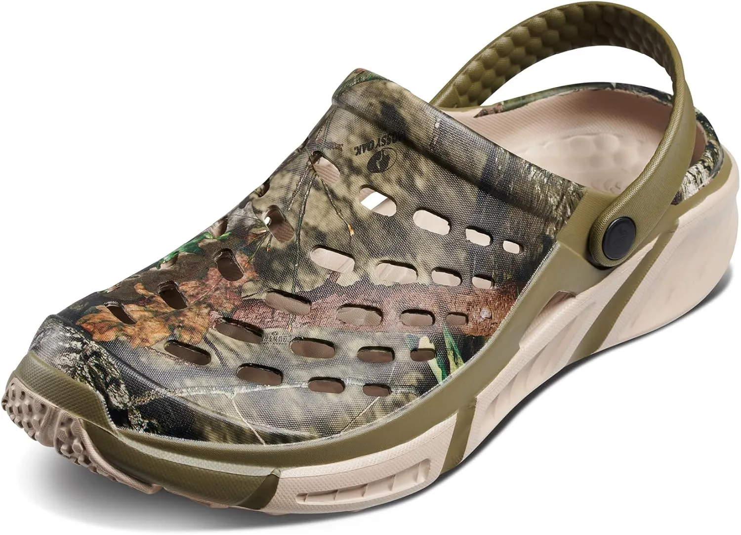 Joybees Men's Trekking Clog - Rubber Garden Clogs for Men, Outdoor Sport Sandals, Foam Water & Sand Shoes with Arch Support for Work, Waterproof