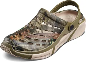 Joybees Men's Trekking Clog - Rubber Garden Clogs for Men, Outdoor Sport Sandals, Foam Water & Sand Shoes with Arch Support for Work, Waterproof