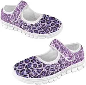 JoyLamoria Colorful Tie Dye Print Toddler Girls Dress Shoes Slip on Mary Jane Shoes for Girls Fashion Ballet Shoes Soft Flats Sneakers