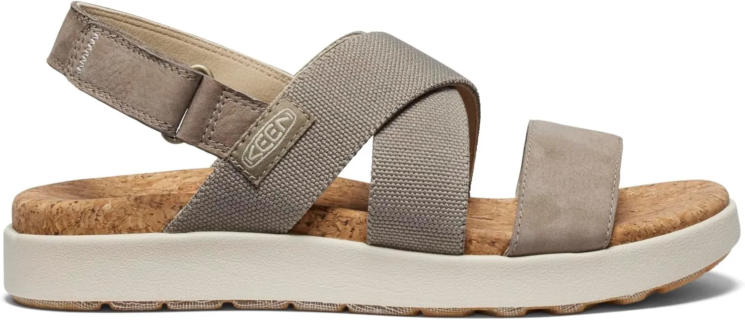 KEEN Womens Elle Criss Cross Premium Comfortable Fashion Casual Wedge
