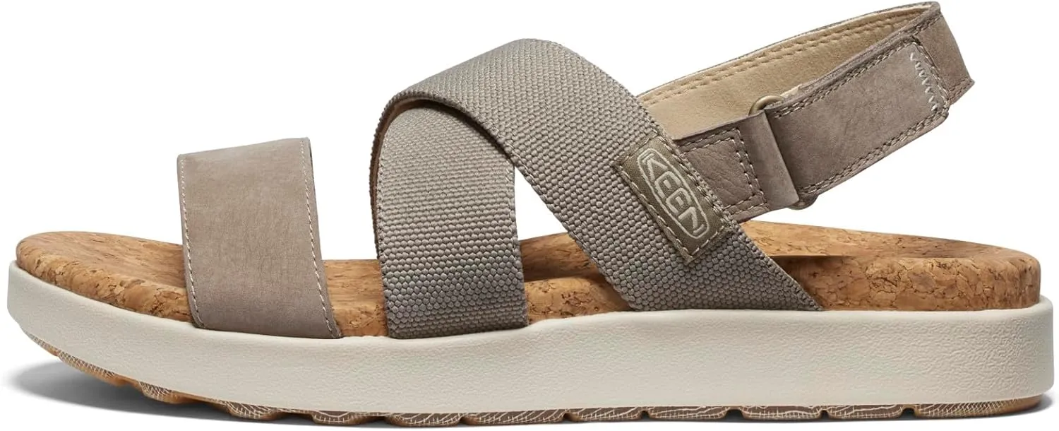 KEEN Womens Elle Criss Cross Premium Comfortable Fashion Casual Wedge