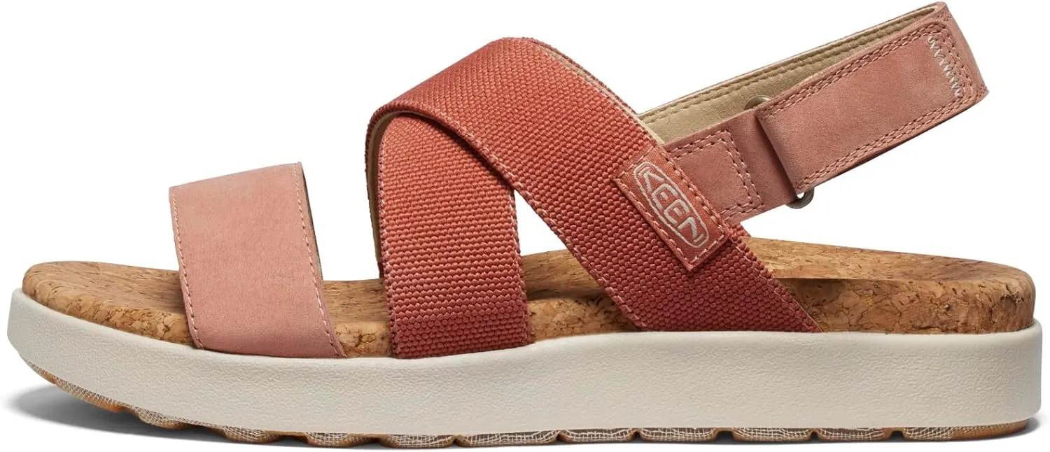KEEN Womens Elle Criss Cross Premium Comfortable Fashion Casual Wedge