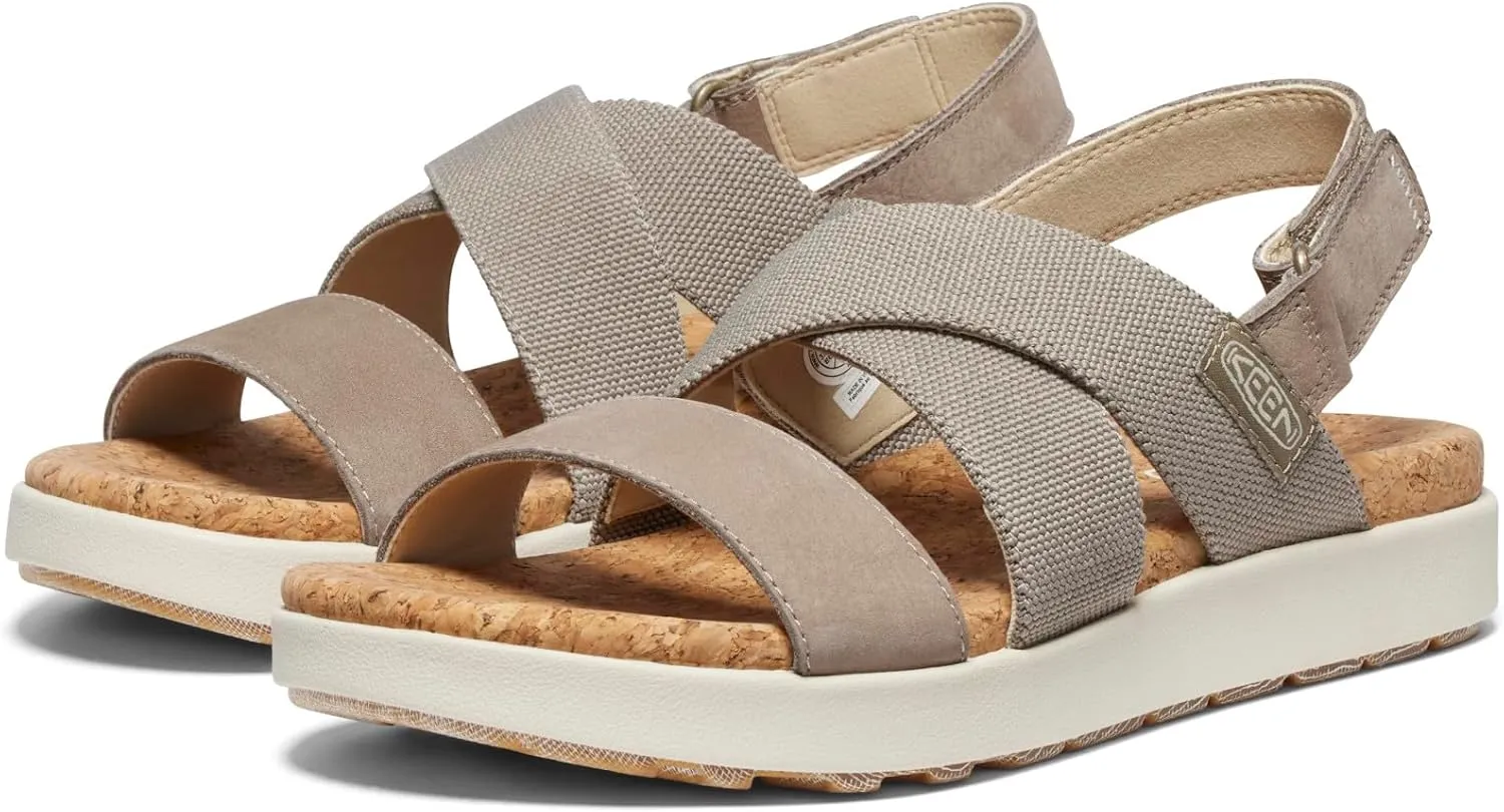 KEEN Womens Elle Criss Cross Premium Comfortable Fashion Casual Wedge