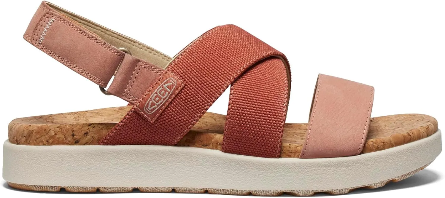KEEN Womens Elle Criss Cross Premium Comfortable Fashion Casual Wedge