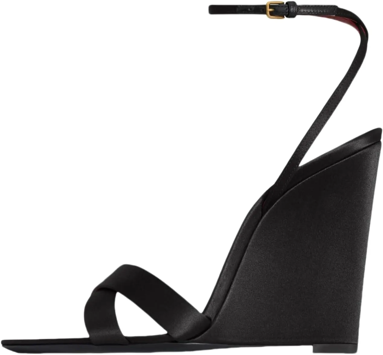 keleimusi Wedge Sandals for Women Strappy Wedge Heels Summer Dressy Pointed Open Toe Heeled Sandals with Adjustable Ankle Strap Heels Sexy Wedding Shoes