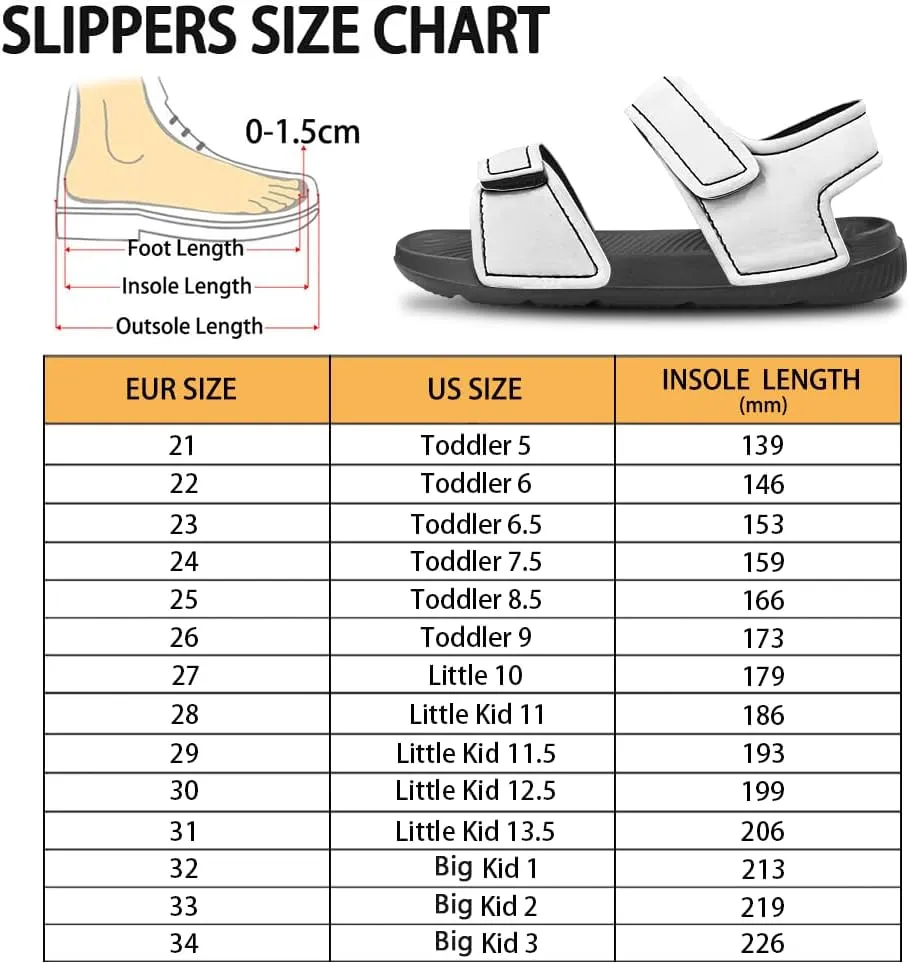 Kids Adjustable Buckle Sandals Outdoor Athletic Water Shoes for Toddler Little Kid Summer Camp Non-Slip Flat Sandal