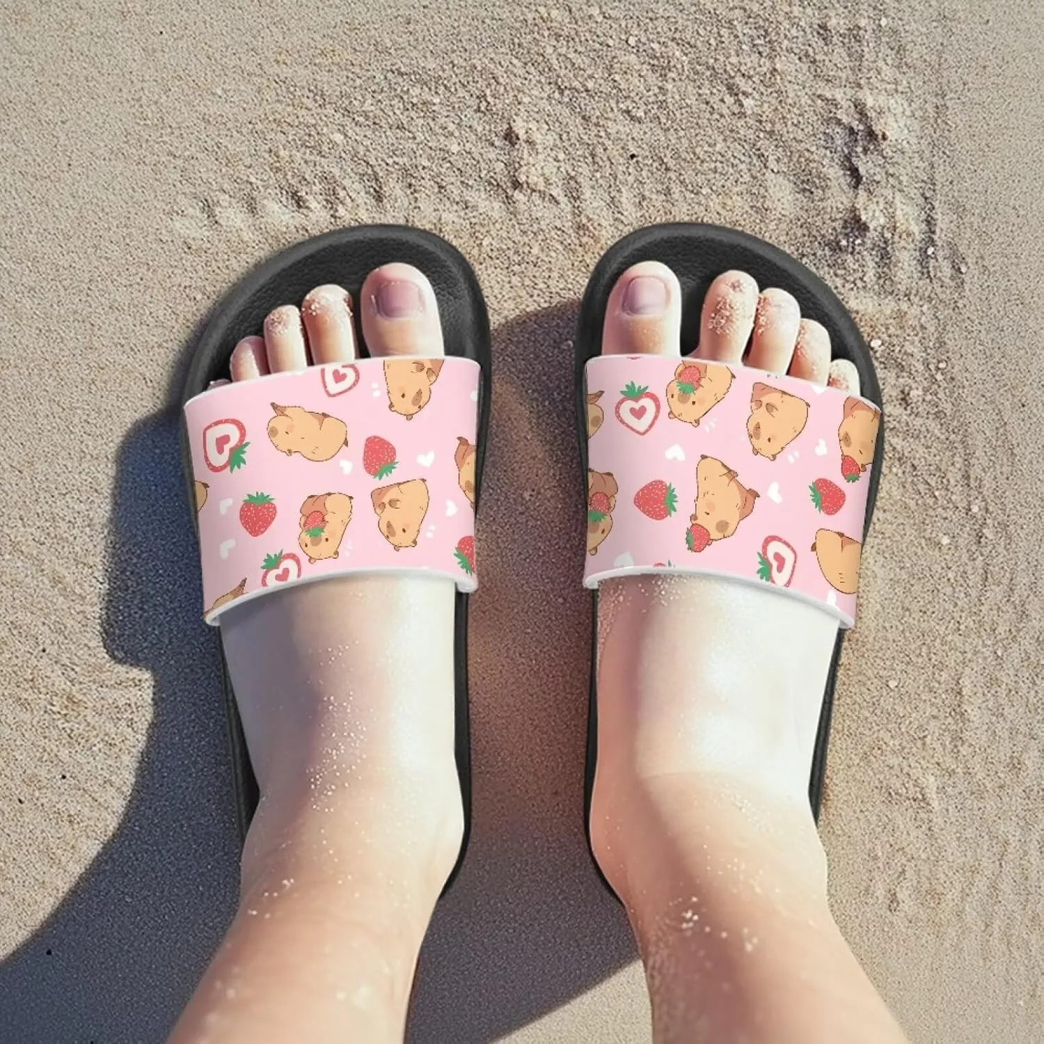 Kids Boys Girls Slides Sandals Comfort Non-Slip Beach Pool Shower Shoes Indoor Outdoor (Little Kid/Big Kid)