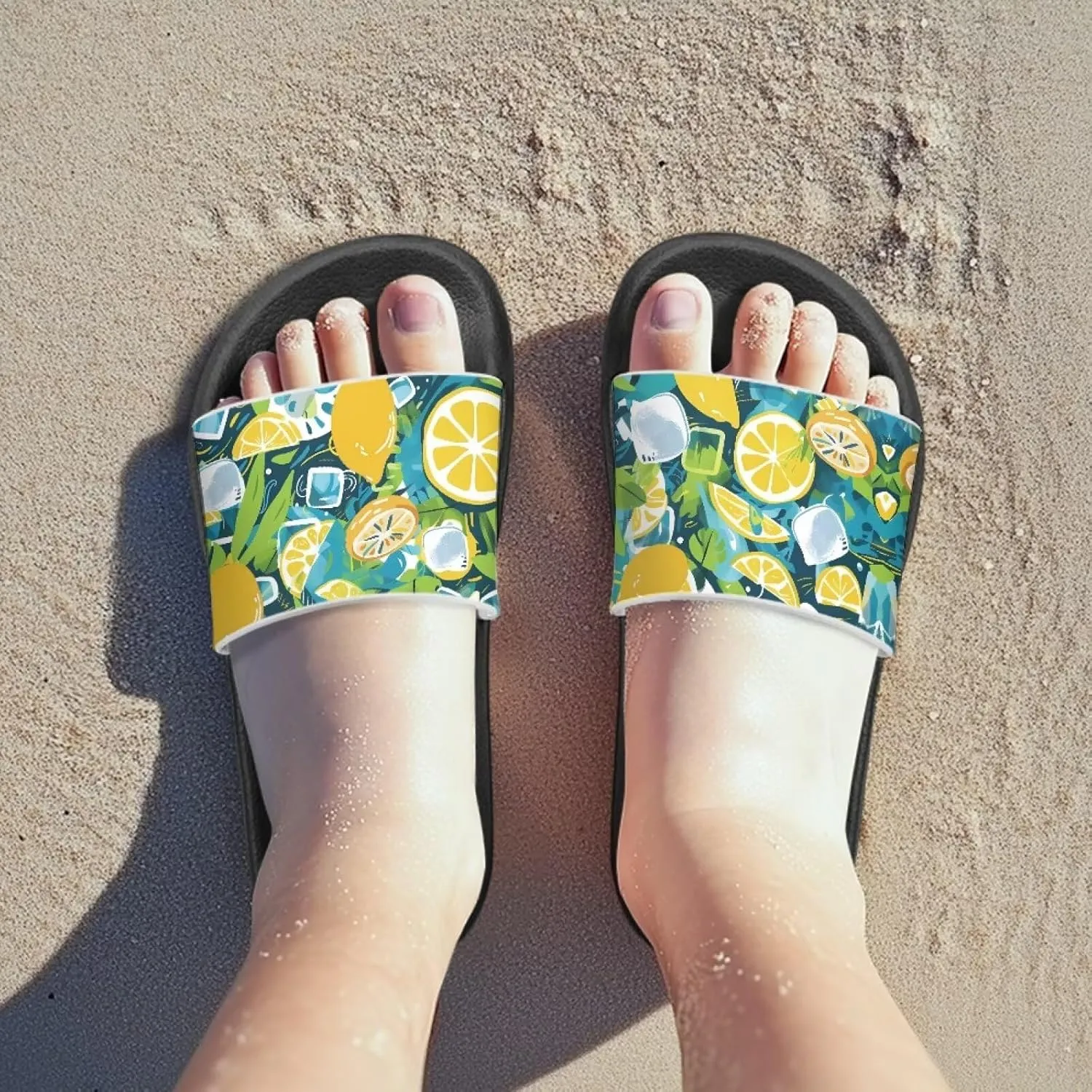 Kids Boys Girls Slides Sandals Comfort Non-Slip Beach Pool Shower Shoes Indoor Outdoor (Little Kid/Big Kid)