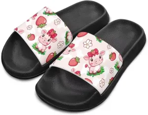 Kids Boys Girls Slides Sandals Comfort Non-Slip Beach Pool Shower Shoes Indoor Outdoor (Little Kid/Big Kid)