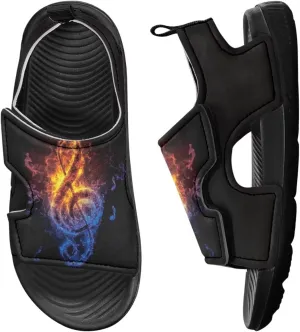 Kids Sandals Boys Girls Summer Outdoor Non-slip Athletic Sandals Adjustable Sport Sandal Lightweight Beach Gifts for Toddler/Little/Big Kid