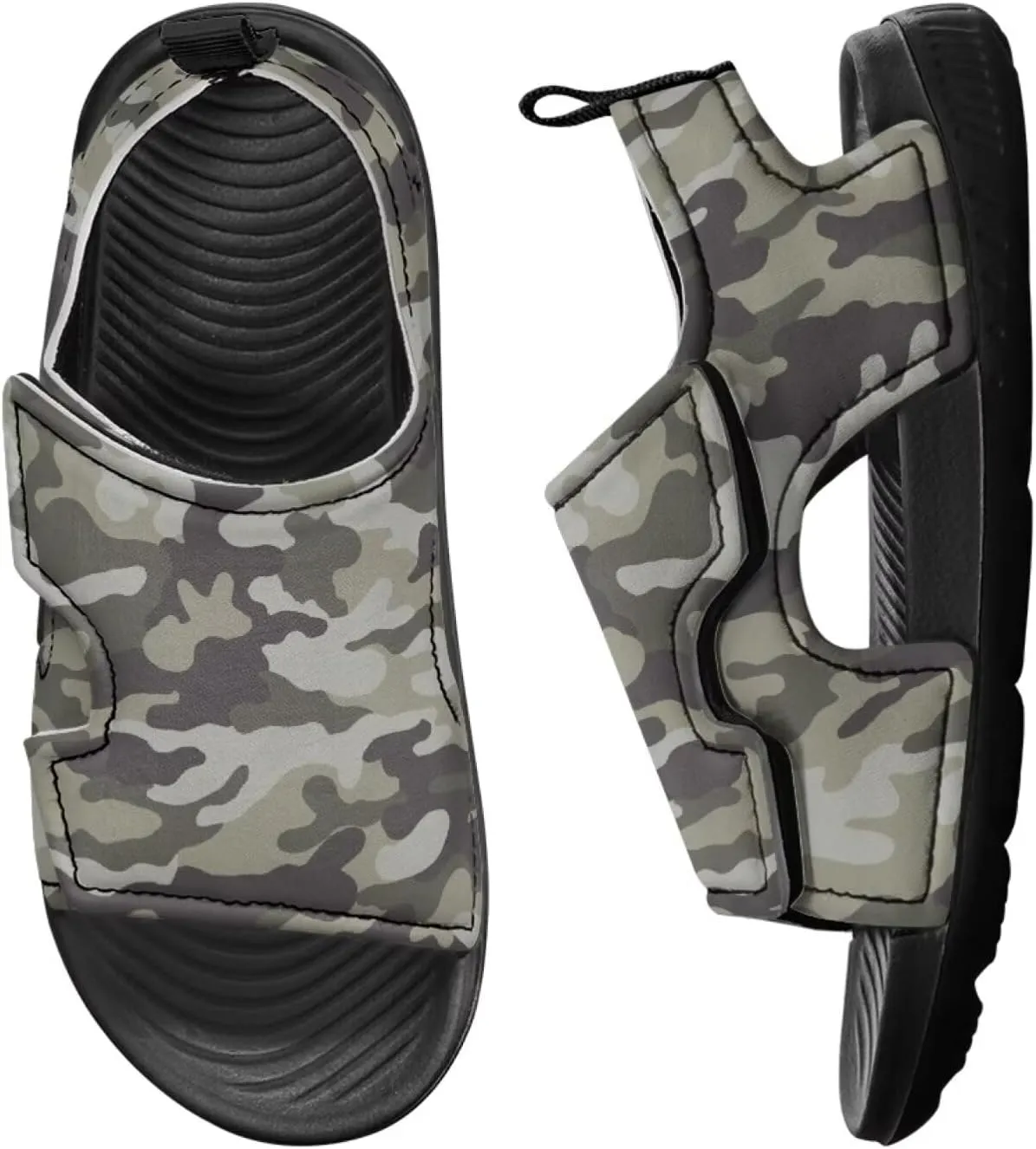 Kids Sandals Boys Girls Summer Outdoor Non-slip Athletic Sandals Adjustable Sport Sandal Lightweight Beach Gifts for Toddler/Little/Big Kid