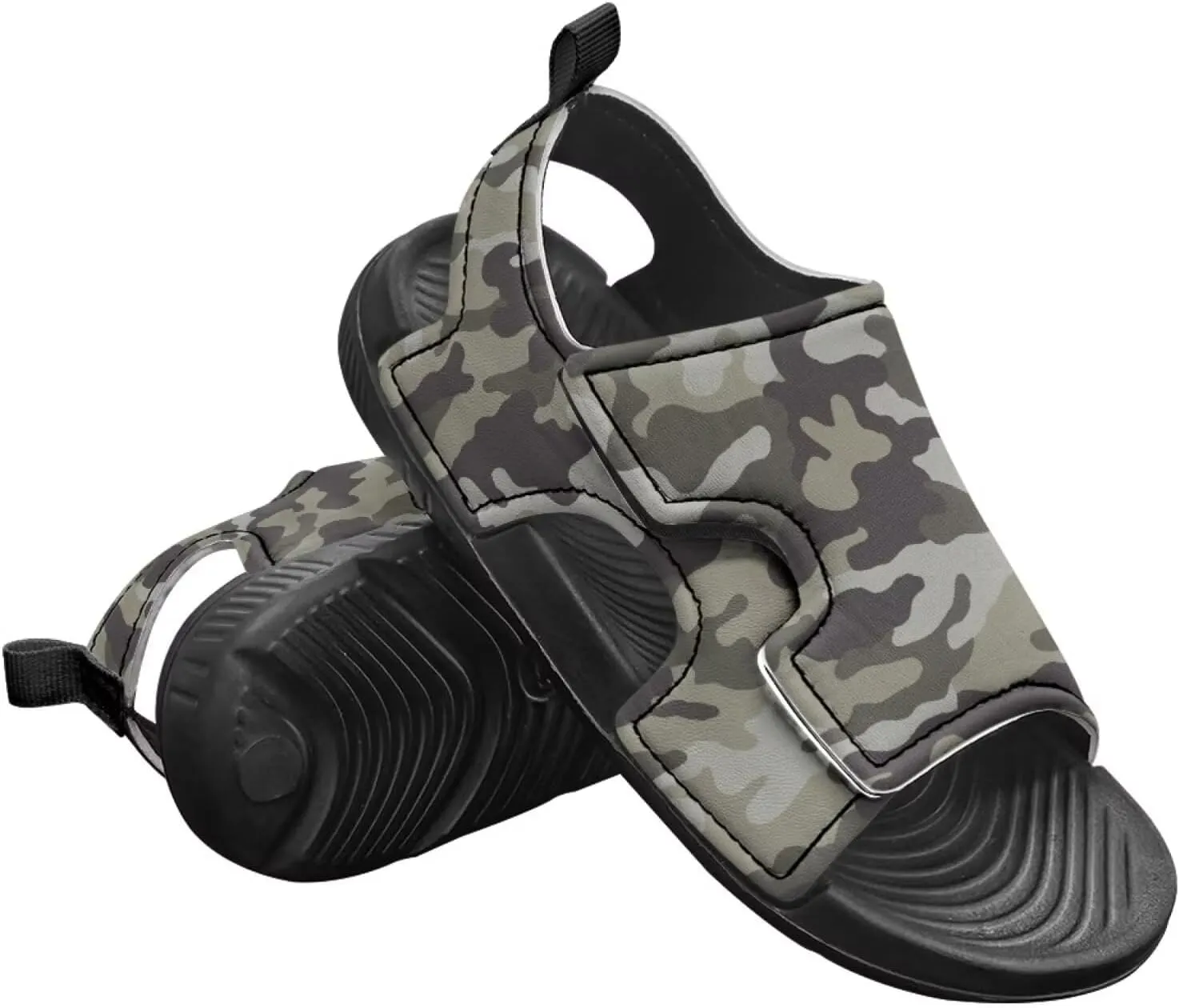 Kids Sandals Boys Girls Summer Outdoor Non-slip Athletic Sandals Adjustable Sport Sandal Lightweight Beach Gifts for Toddler/Little/Big Kid