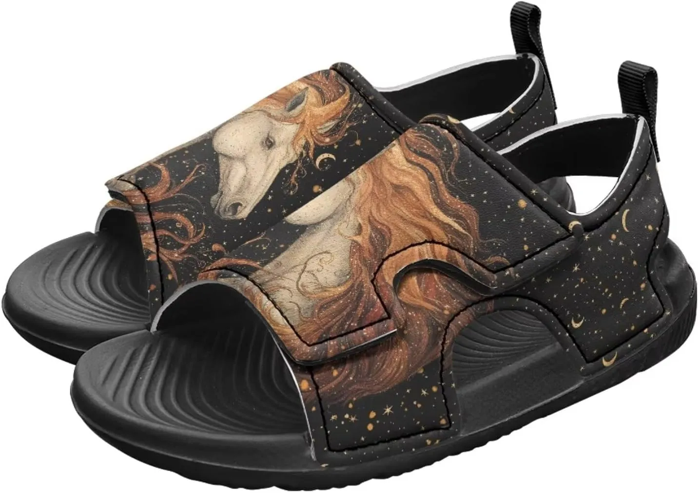 Kids Sandals Boys Summer Sport Hiking Sandals Leather Toddler Beach Water Shoes for Girls Cat Slides