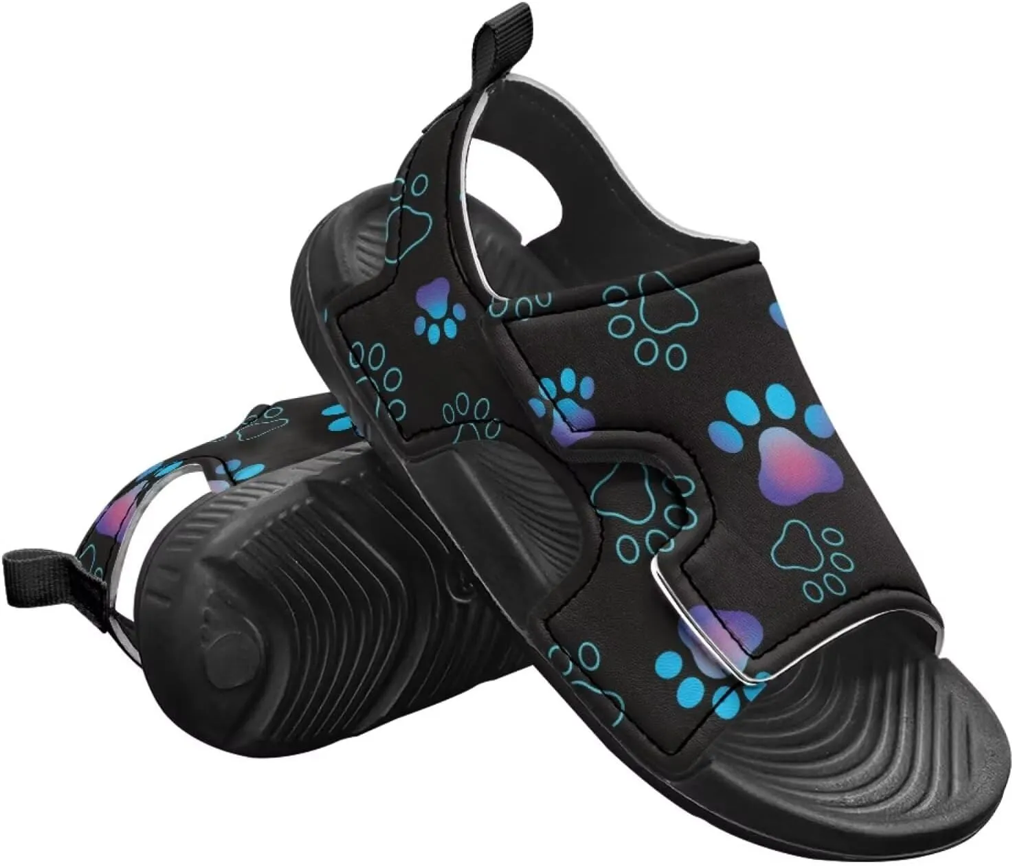 Kids Sandals Boys Summer Sport Hiking Sandals Leather Toddler Beach Water Shoes for Girls Cat Slides
