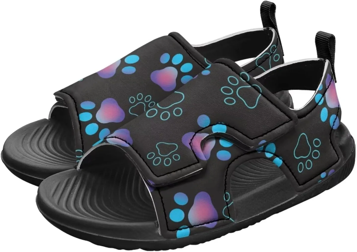 Kids Sandals Boys Summer Sport Hiking Sandals Leather Toddler Beach Water Shoes for Girls Cat Slides