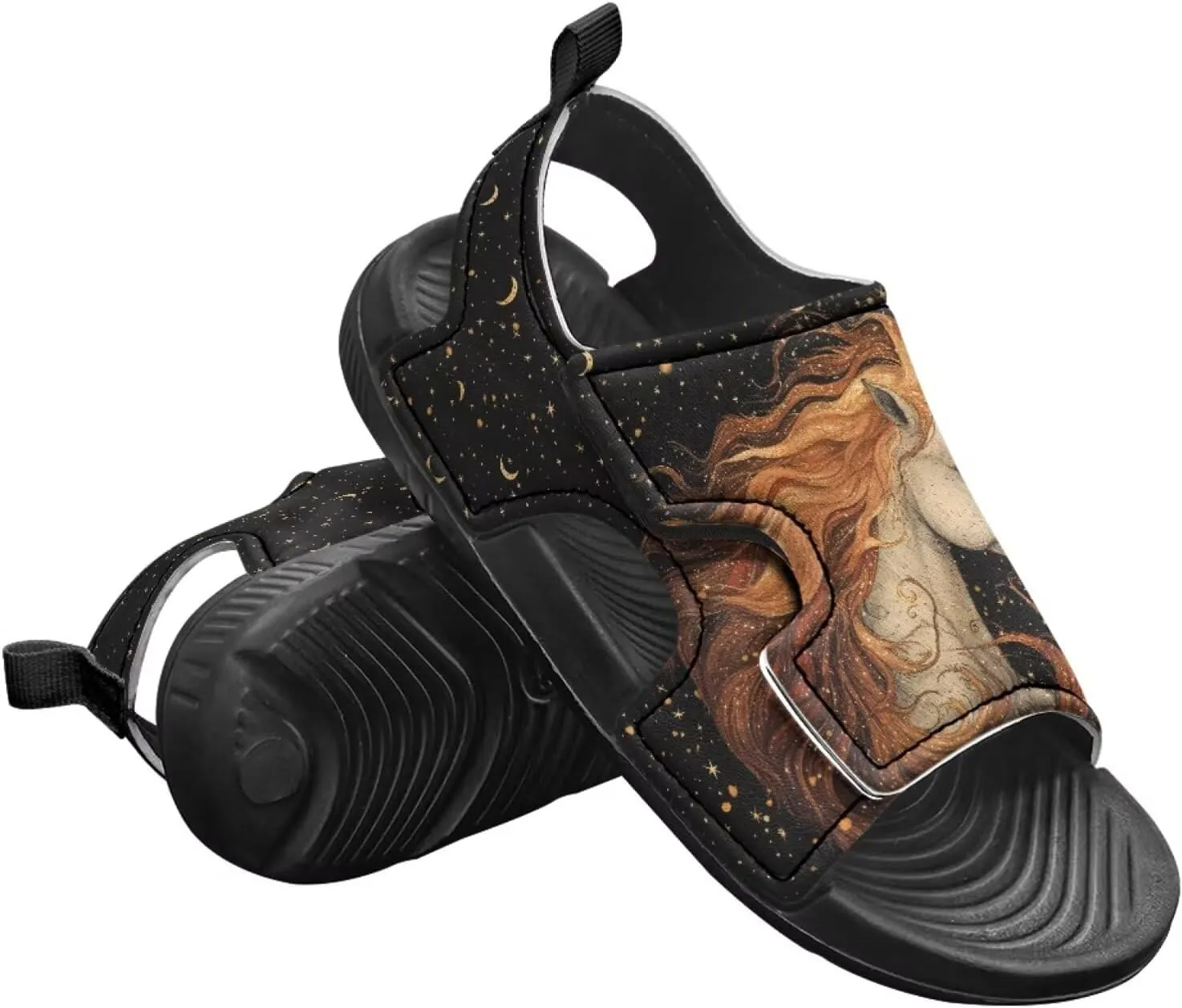 Kids Sandals Boys Summer Sport Hiking Sandals Leather Toddler Beach Water Shoes for Girls Cat Slides