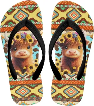 Kids Sandals Cute Animals Flip Flops Summer Non-Slip Pool Sandals Breath Shower Shoes Novelty Athletic Slides