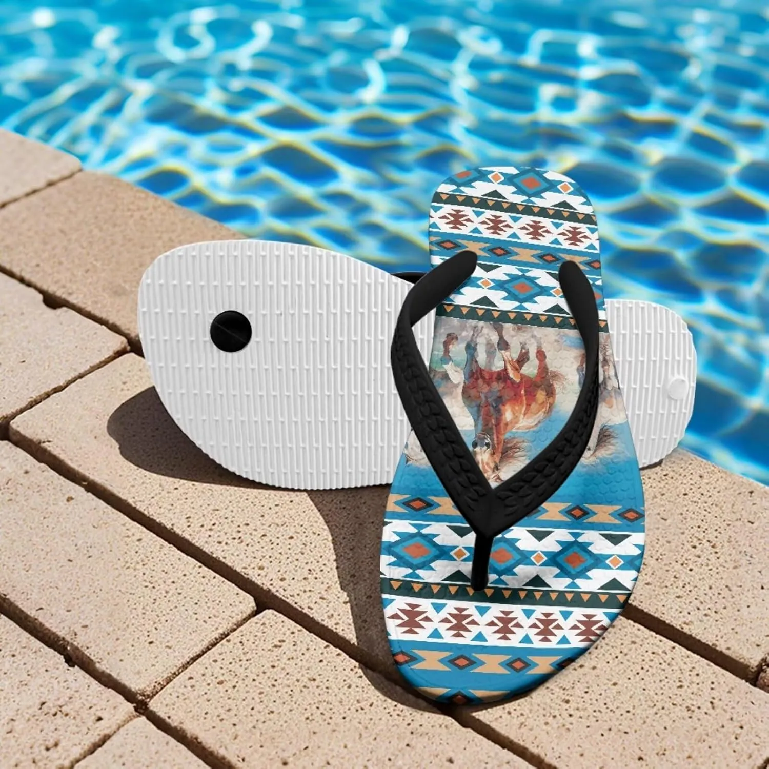 Kids Sandals Cute Animals Flip Flops Summer Non-Slip Pool Sandals Breath Shower Shoes Novelty Athletic Slides