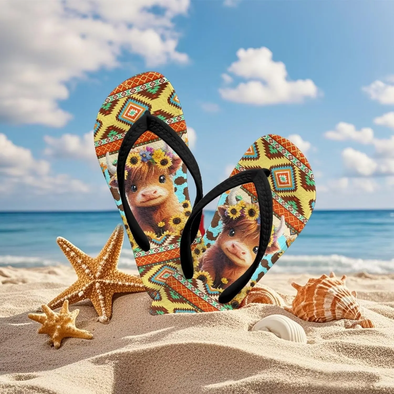 Kids Sandals Cute Animals Flip Flops Summer Non-Slip Pool Sandals Breath Shower Shoes Novelty Athletic Slides