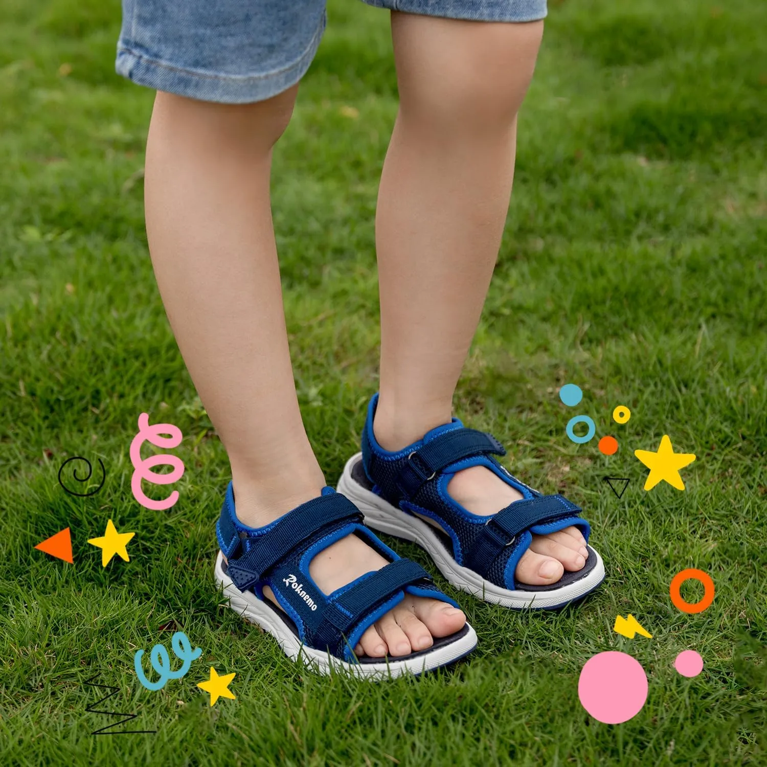 Kids Sandals for Boys & Girls Athletic Open Toe Summer Sports Sandals Beach Hiking Water Shoes for Unisex Child (Little Kids/Big Kids)