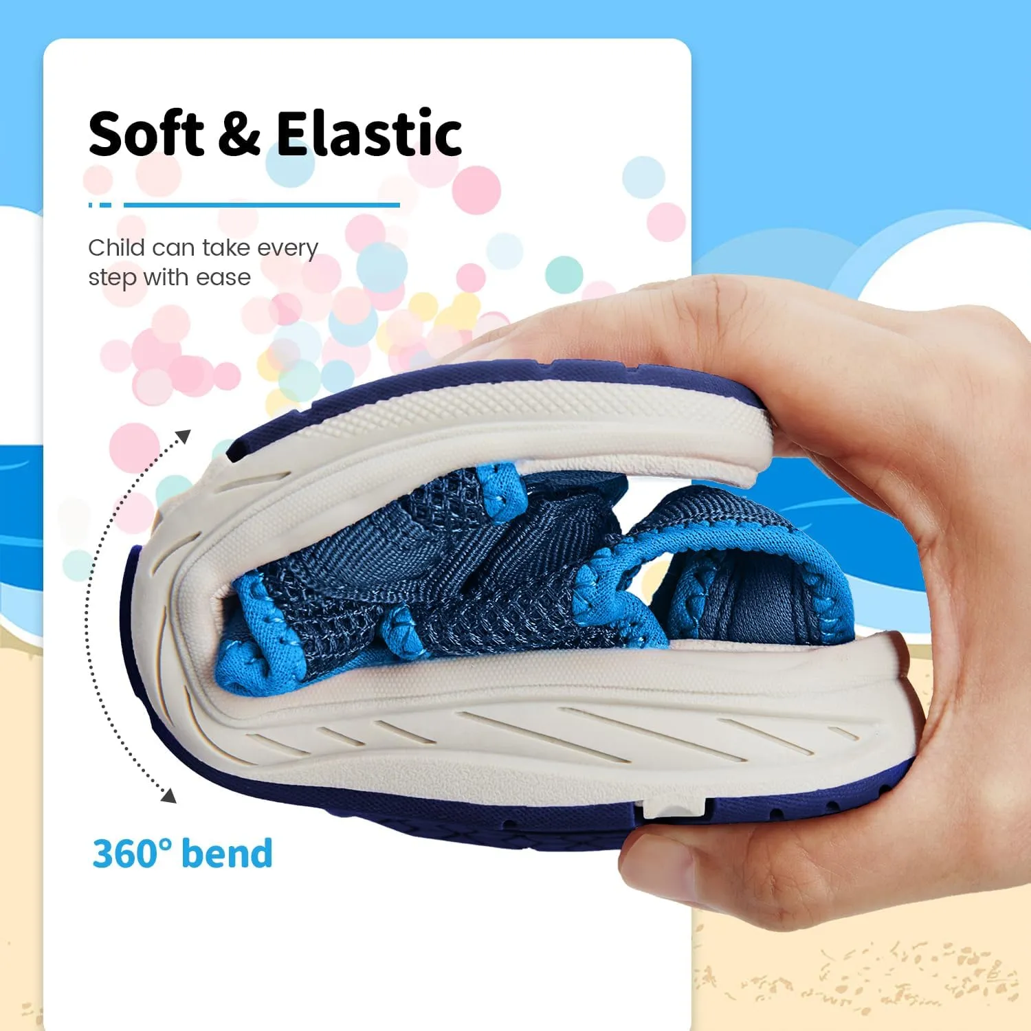 Kids Sandals for Boys & Girls Athletic Open Toe Summer Sports Sandals Beach Hiking Water Shoes for Unisex Child (Little Kids/Big Kids)