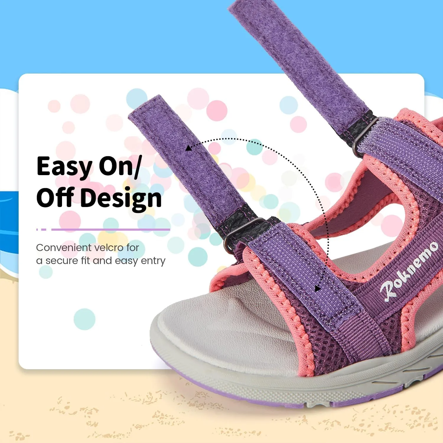 Kids Sandals for Boys & Girls Athletic Open Toe Summer Sports Sandals Beach Hiking Water Shoes for Unisex Child (Little Kids/Big Kids)