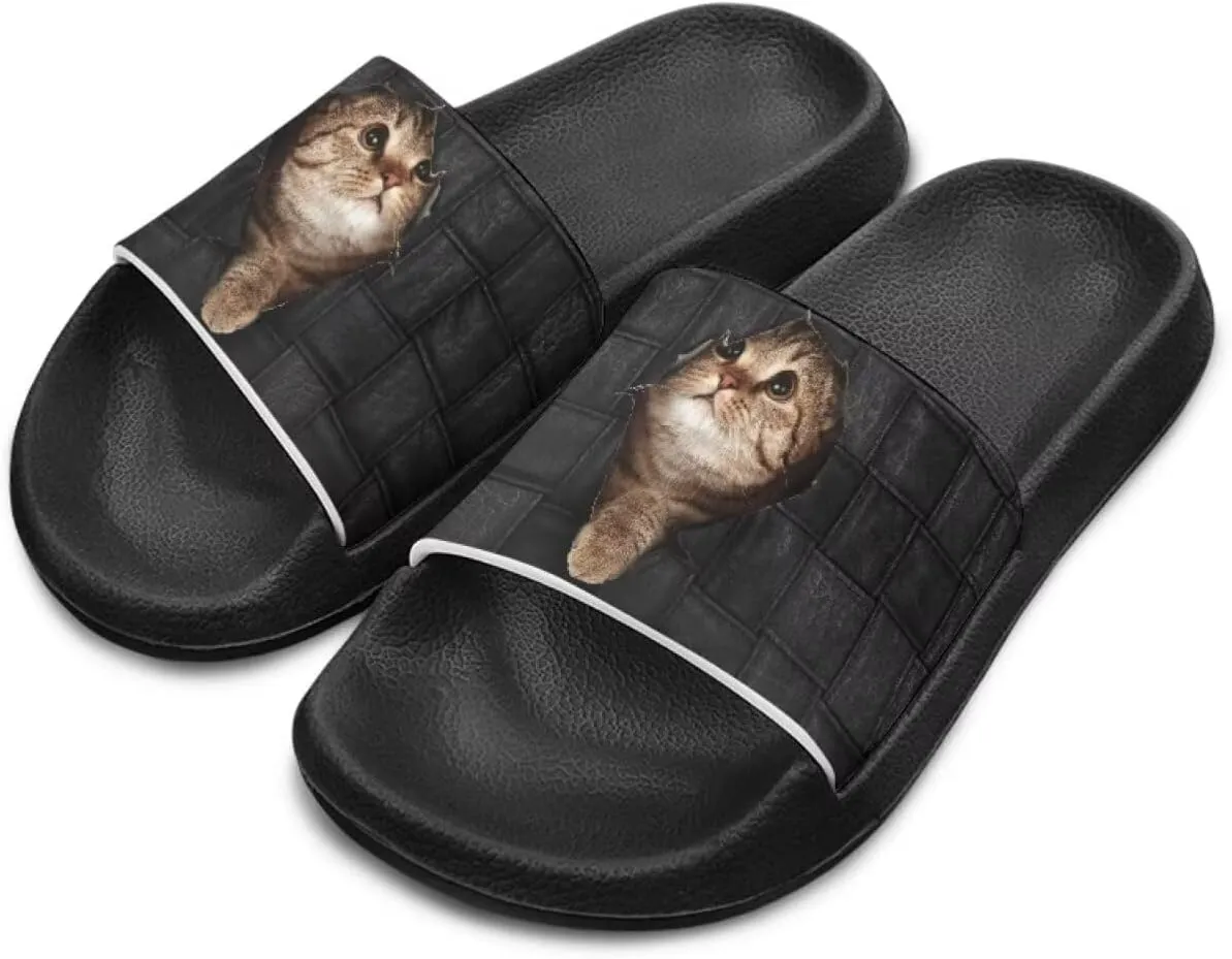 Kids Slides Girls Sandals Comfort Non-Slip Beach Pool Boys Shower Shoes Indoor Outdoor (Little Kid/Big Kid)