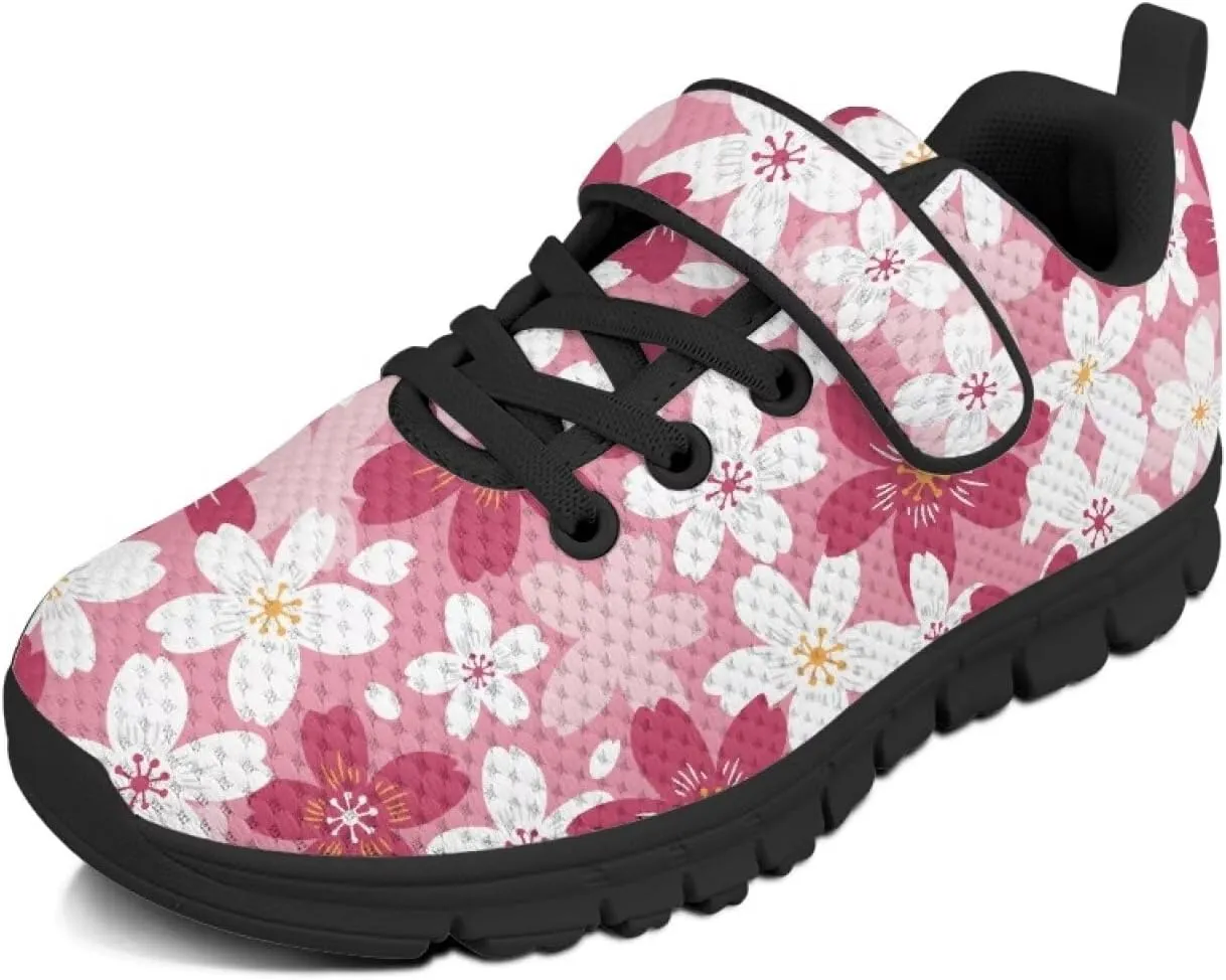 Kids Strap Sneakers Non-Slip School Loafers Shoes Sports Running Walking Shoes Casual Wide Barefoot Shoes