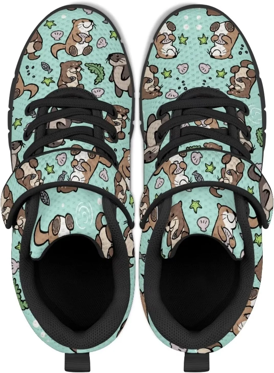Kids Strap Sneakers Non-Slip School Loafers Shoes Sports Running Walking Shoes Casual Wide Barefoot Shoes
