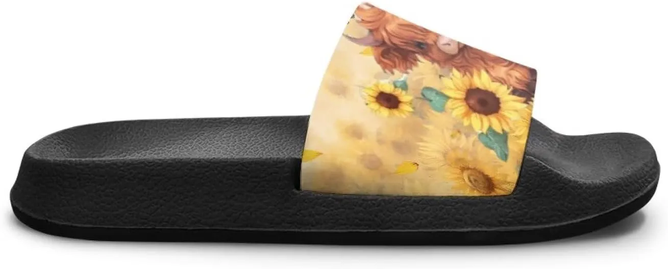 Kids Summer Sandals Cute Cartoon Slides for Girls & Boys Beach Pool House Shoes