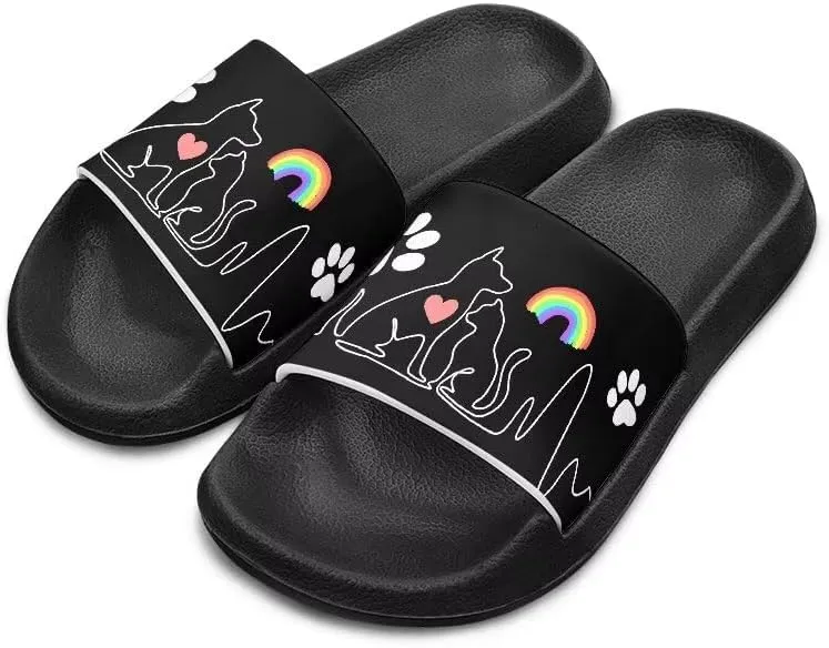Kids Summer Sandals Cute Cartoon Slides for Girls & Boys Beach Pool House Shoes
