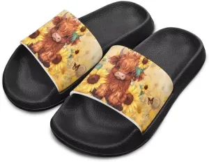 Kids Summer Sandals Cute Cartoon Slides for Girls & Boys Beach Pool House Shoes