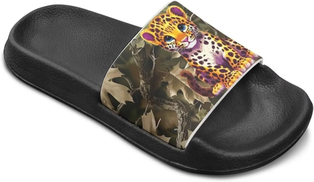 Kids Summer Sandals Cute Cartoon Slides for Girls & Boys Beach Pool House Shoes