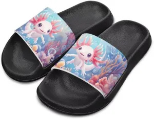 Kids Summer Sandals Cute Cartoon Slides for Girls & Boys Beach Pool House Shoes
