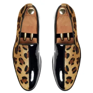 Kiltye Ponyhair Slipon Loafers For Men