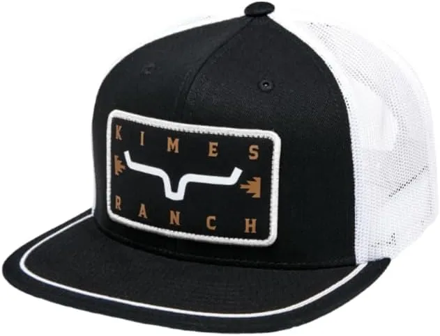 Kimes Ranch Unisex Edwin Hat – High-Profile Tall Boy Snapback with Twill & Silicone Patch