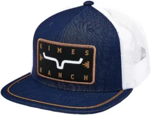 Kimes Ranch Unisex Edwin Hat – High-Profile Tall Boy Snapback with Twill & Silicone Patch