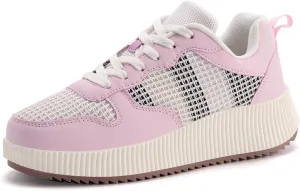 Kyedoo Women's Platform Chunky Sneakers Comfortable Casual Fashion Lace-up City Travel Walking Shoes
