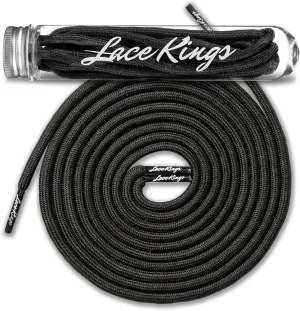 Lace Kings Round Rope Shoelaces - 2 Pack (Red) - 1.25" W x 6.25" L x 1.25" H
