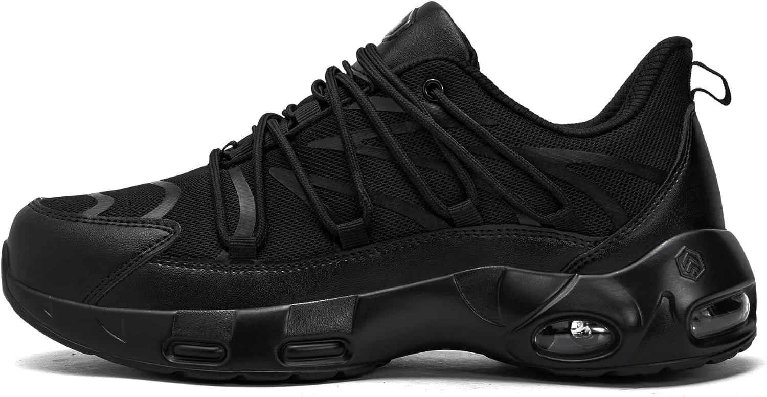 LARNMERN Steel Toe Shoes for Men Lightweight Safety Shoes Work Air Cushion Construction Zapatos Punta de Acero para Hombres