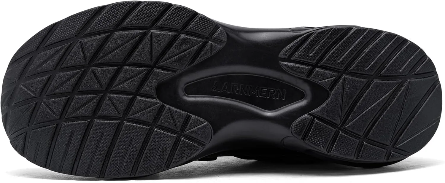 LARNMERN Steel Toe Shoes for Men Lightweight Safety Shoes Work Air Cushion Construction Zapatos Punta de Acero para Hombres