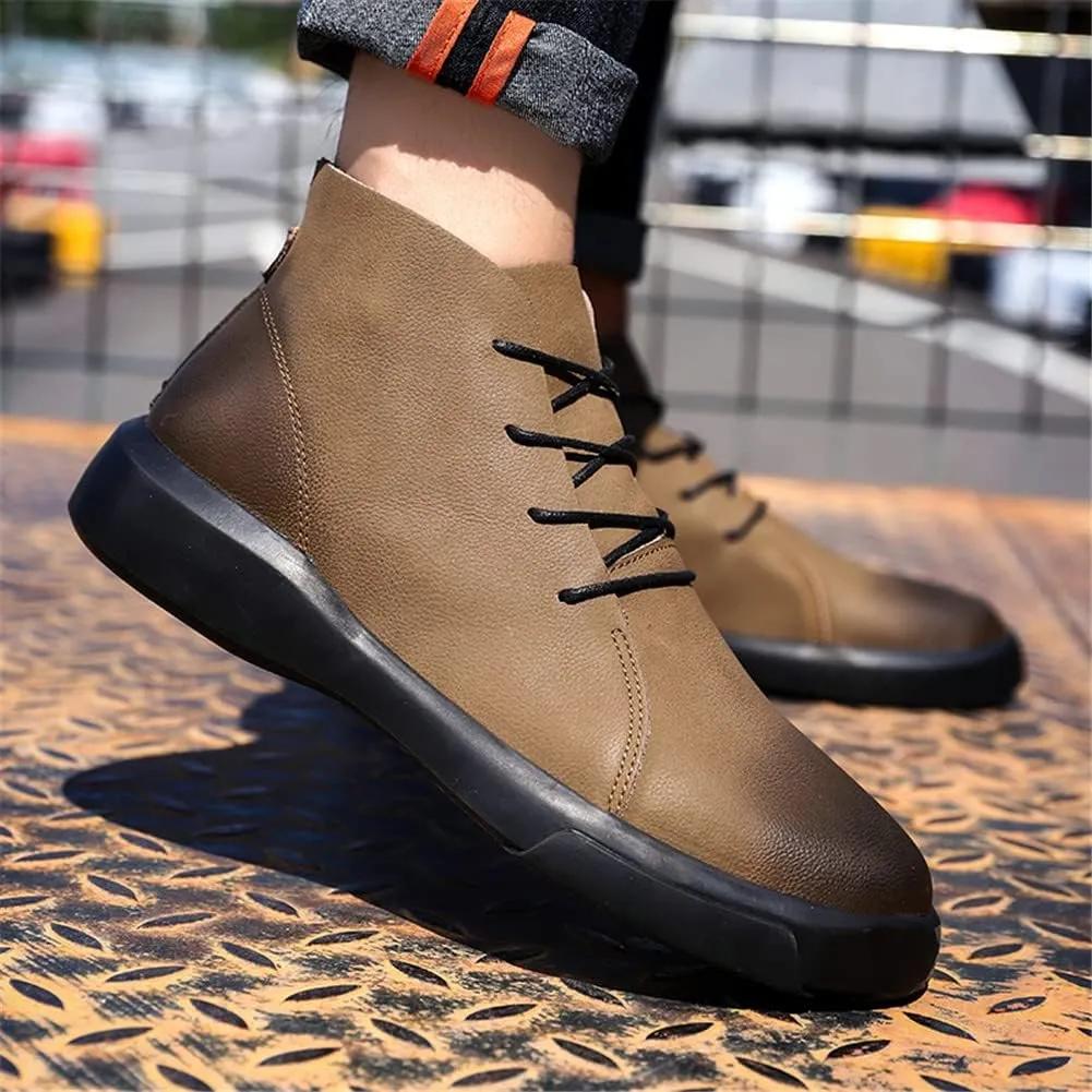 LEADER SHOW Men's Classic Chukka Boot Casual Lace Up Dress Shoes Ankle Desert Boots